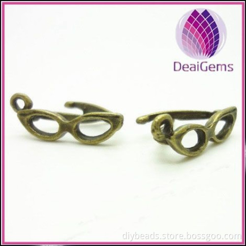 Hot sale bronze eyeglass charms
